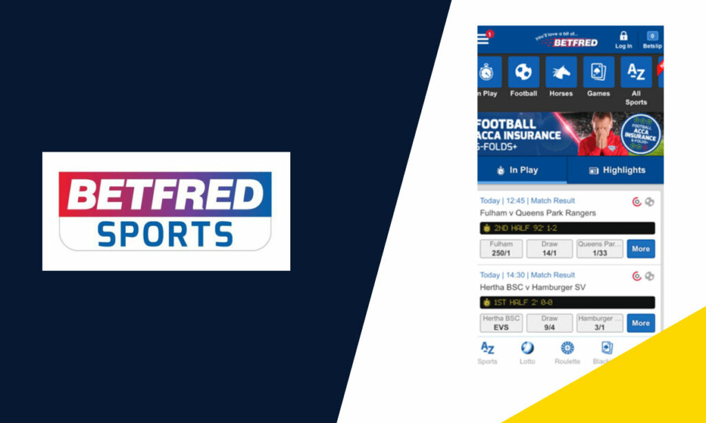 Live betting is available on Betfred